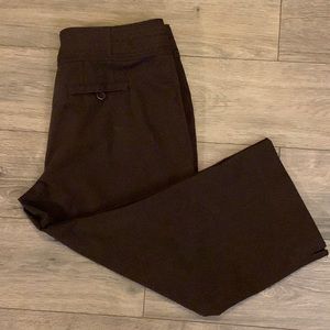 Dress barn Dressy Capri Brown Sz ~> 10